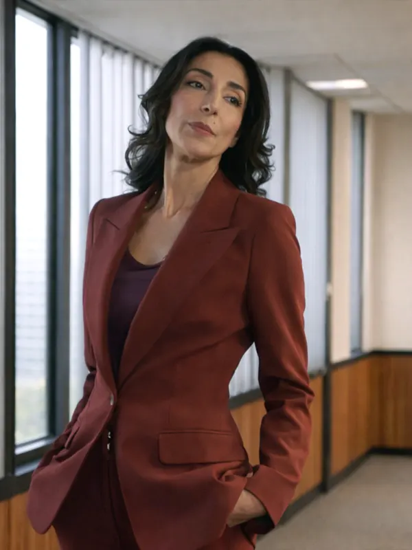 The Rookie S08 Necar Zadegan Red Blazer