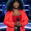 The Voice S29 Alexia Jayy Red Coat