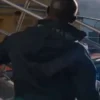 Thrash Djimon Hounsou Blue Hooded Jacket Back