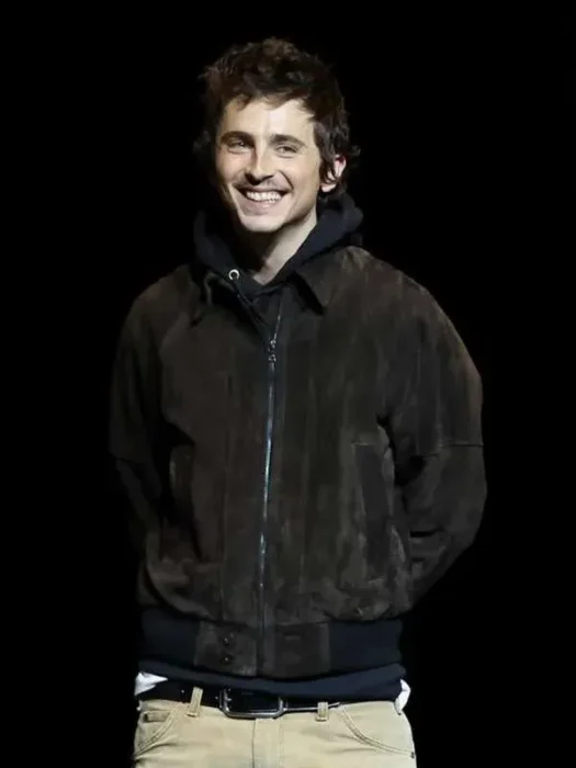 Timothee Chalamet CinemaCon Suede Brown Jacket