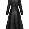 Wednesday S03 Jenna Ortega Coat Back