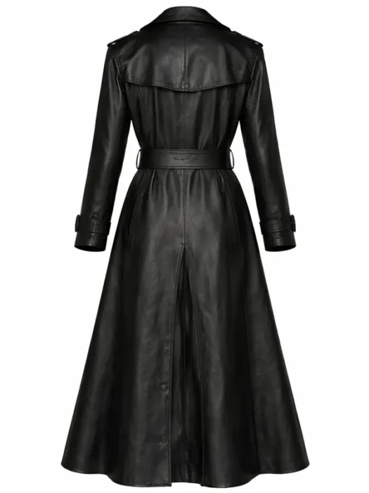Wednesday S03 Jenna Ortega Coat Back