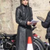 Wednesday S03 Jenna Ortega Leather Coat