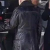 Wednesday S03 Uncle Fester Leather Coat Back