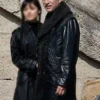 Wednesday Uncle Fester Leather Coat