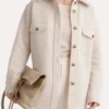 Womens Oversized Wool Shirt