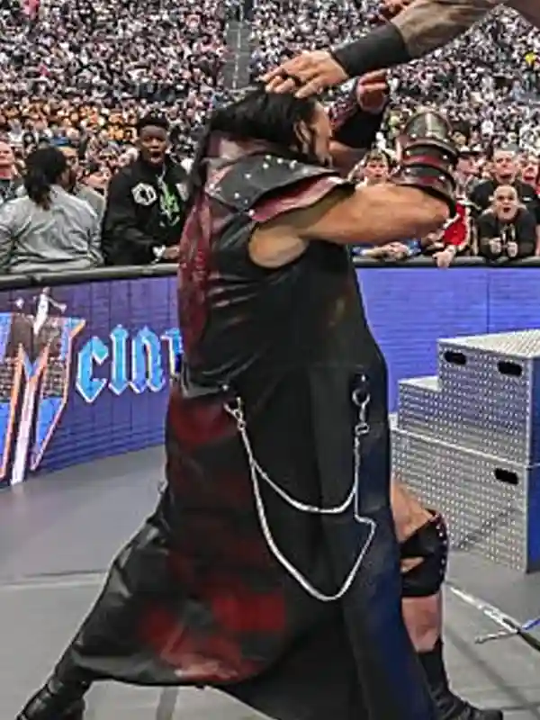 WrestleMania 42 Drew McIntyre Leather Coat