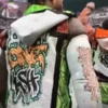 WrestleMania 42 Jey Uso Hooded Vest Back