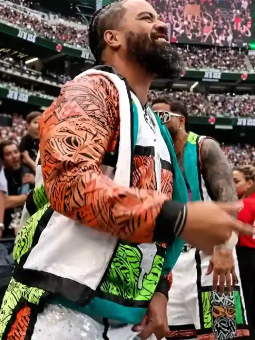 WrestleMania 42 Jimmy Uso Hooded Vest