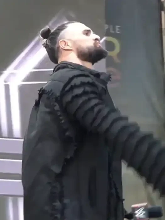WrestleMania 42 Kickoff Seth Rollins Black Cotton Jacket