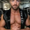 WrestleMania 42 LA Knight Black Leather Vest
