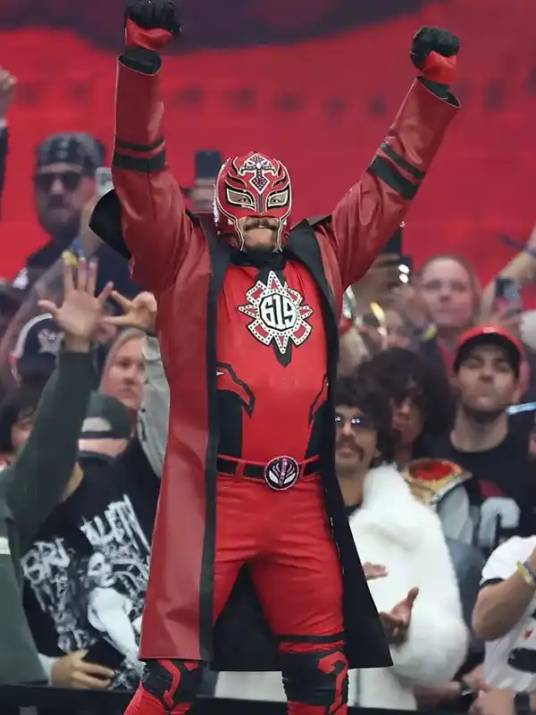 WrestleMania 42 Rey Mysterio Deadpool Long Coat
