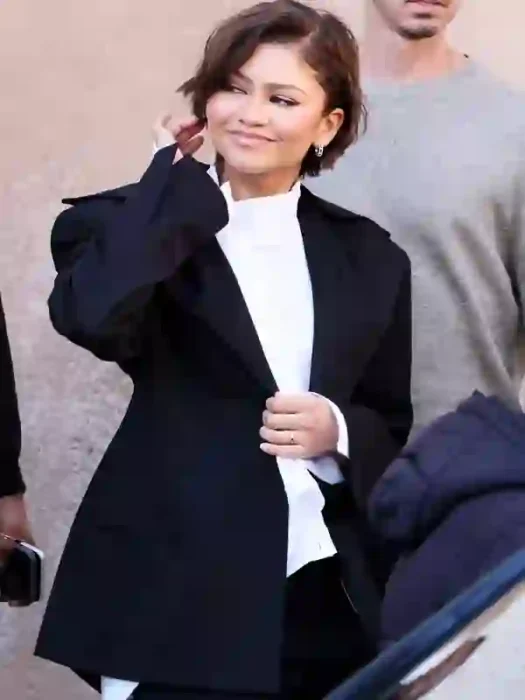 Zendaya Rome 2026 Black Blazer