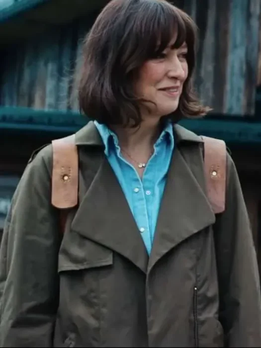 Alexandra Maria Lara Eat Pray Bark Green Cotton Jacket