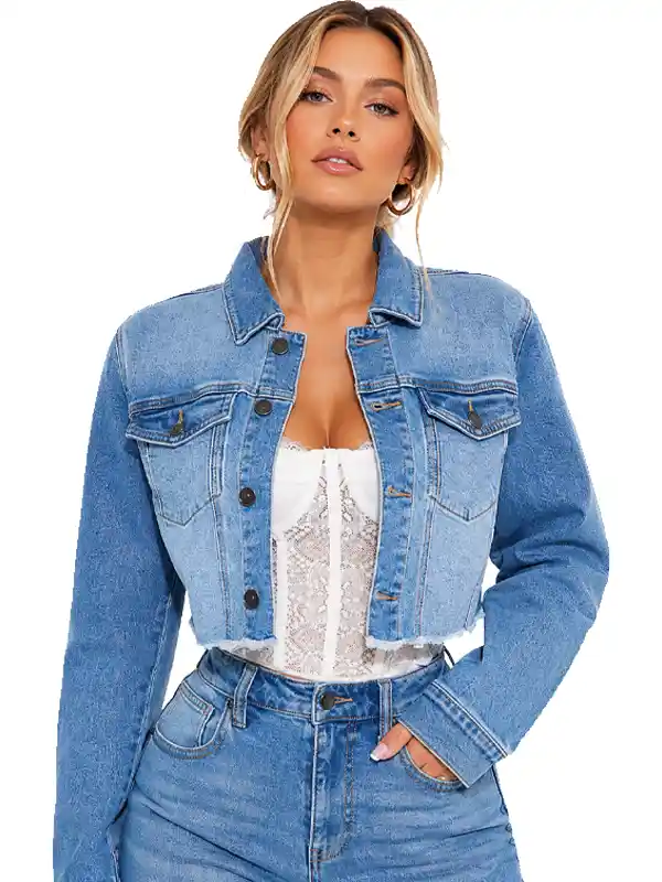 All The While Stretch Denim Jacket