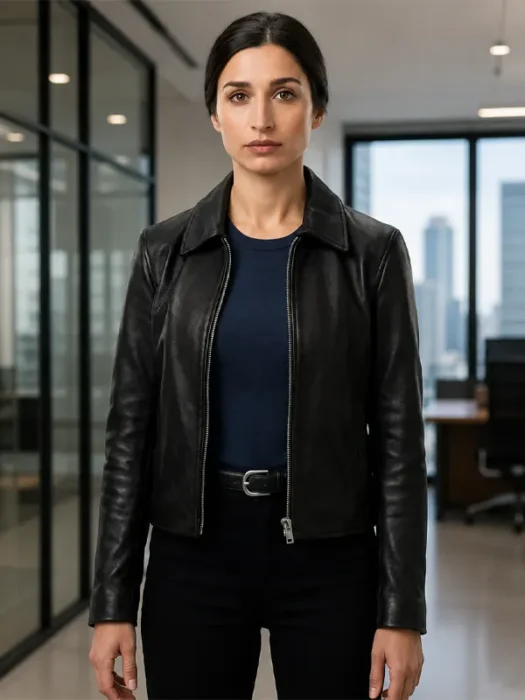 Allegiance S03 Supinder Wraich Black Leather Jacket