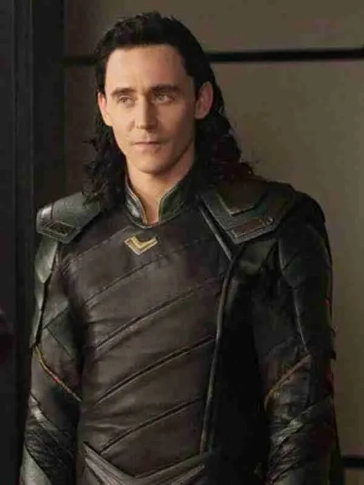 Avengers Infinity War Loki Black Leather Jacket