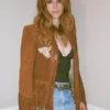 Aya_Cash_Brown_Fringe_Jacket