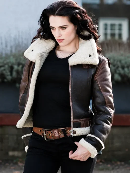 B3 Shearling Katie McGrath Aviator Jacket