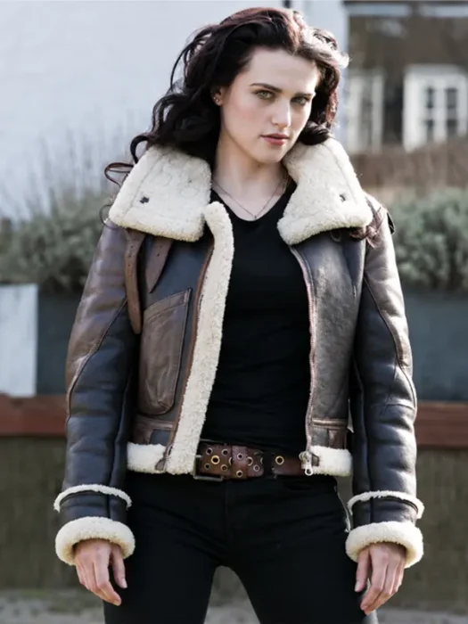 B3 Shearling Katie McGrath Leather Jacket