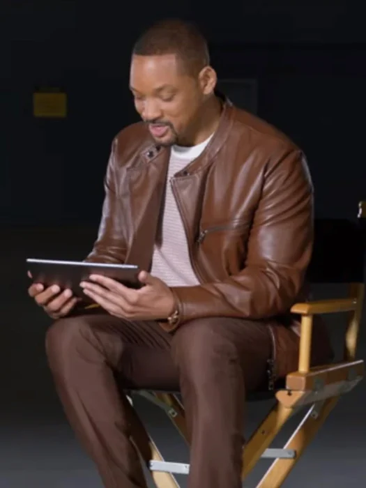 Bad Boys Ride or Die Will Smith Brown Leather Jacket