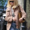 Beth Dutton TV Series Dutton Ranch 2026 Kelly Reilly Light Brown Wool Coat