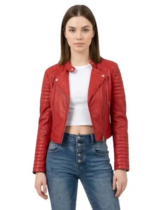 Biker Club Faux Leather Jacket