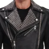 Biker Studded Black Jacket