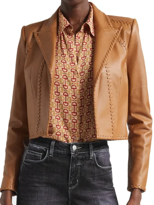 Billie Matalon Tracker S03 Brown Leather Jacket