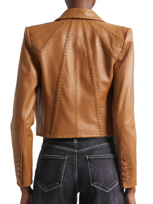 Billie Matalon Tracker S03 Leather Jacket Back