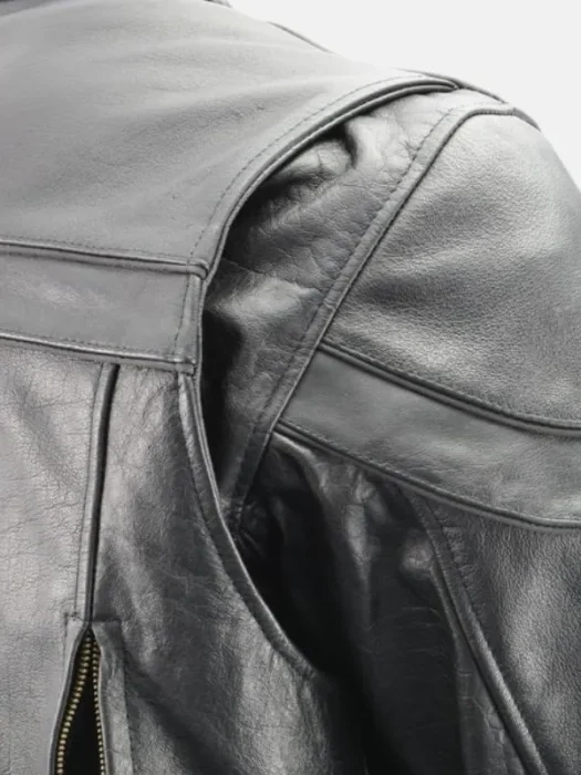 Black Leather Motorcycle Jacket