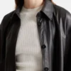 Black Leather Womens Jacket