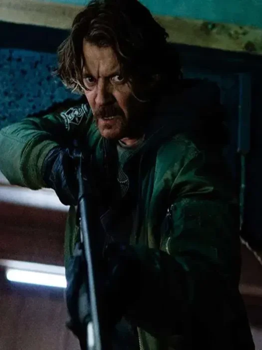 Brian Smiley Petersen Snake Killer Bomber Jacket