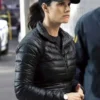 CIA Missy Peregrym Black Puffer Jacket