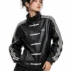 CNY Leather Black Jacket