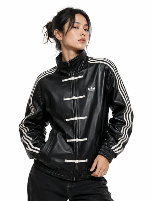 CNY Leather Black Jacket