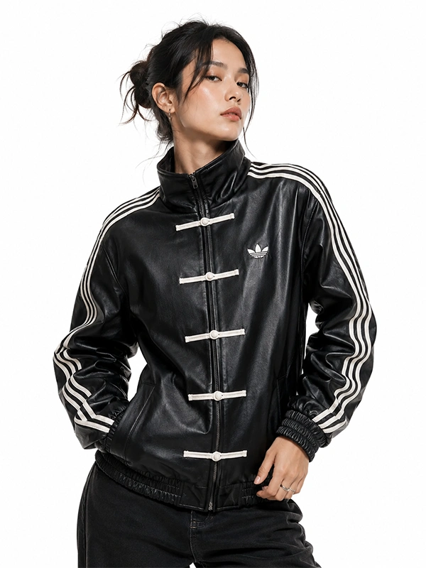 CNY Leather Black Jacket
