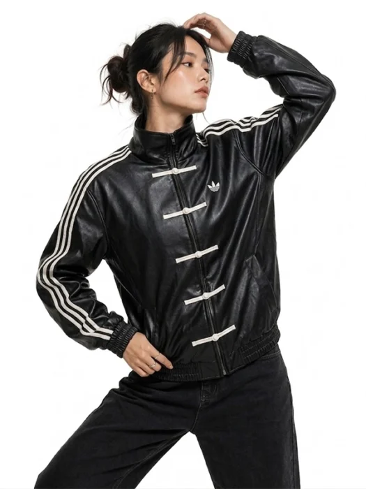 CNY Leather Jacket Black