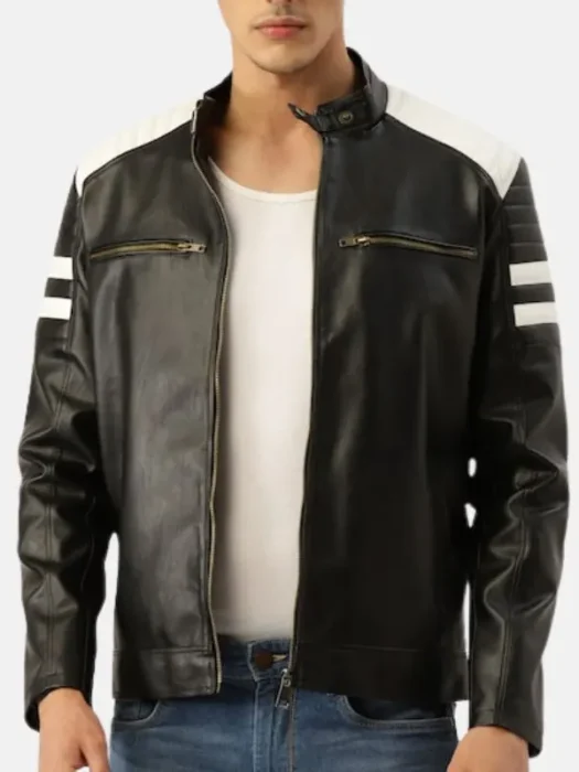 Cafe Racer Black and White jacket