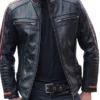 Cafe Racer Retro 3 Genuine Leather Jacket