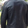 Cafe Racer Retro 3 Leather Jacket