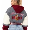 Cali Teddy Bomber Jacket Back