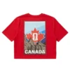 Canada Crop Tee Back