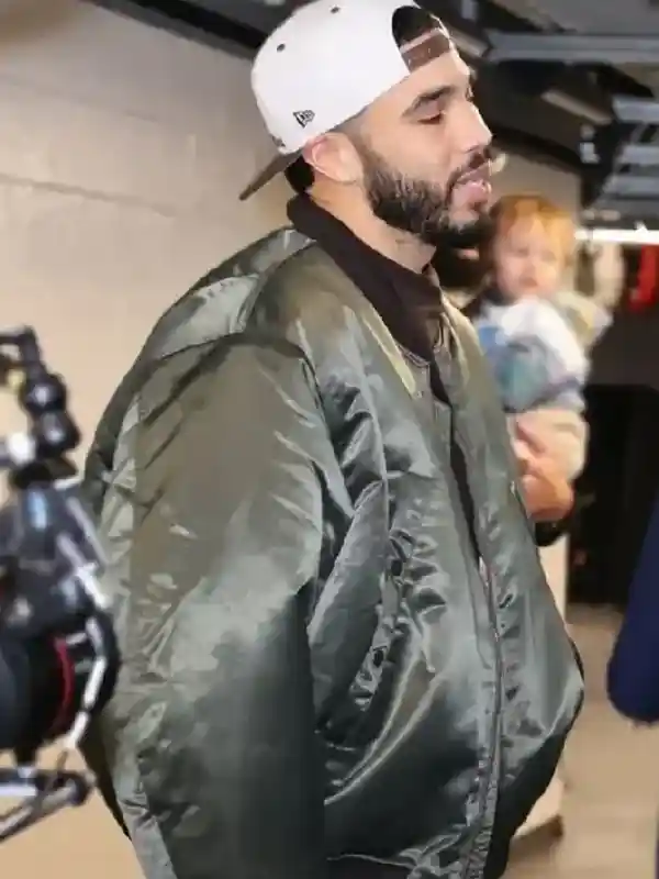 Celtics vs Bulls Jayson Tatum Bomber Jacket
