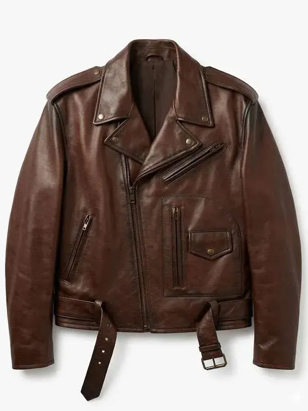Challengers Josh O’Connor Brown Leather Jacket