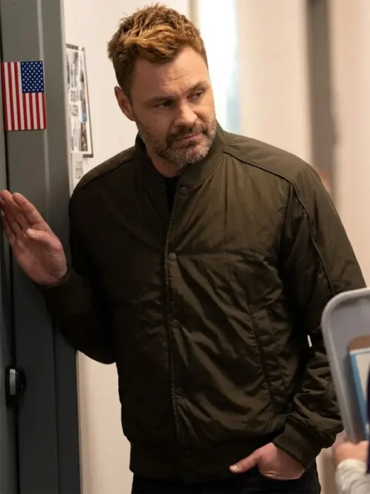 Chicago PD Patrick John Flueger Green Bomber Jacket
