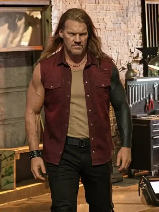 Chris Jericho set of in Brooklyn NYC 2026 Vest
