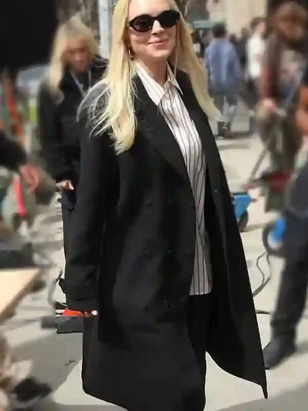 Count My Lies Violet Lockhart Black Long Coat