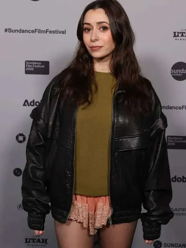 Cristin Milioti Sundance Film Festival Black Leather Jacket