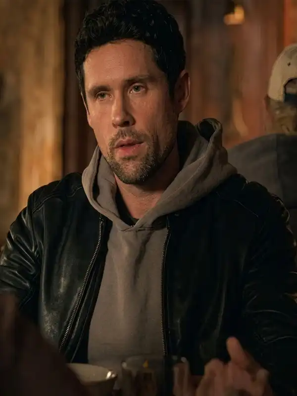 Dan Brady Virgin River S06 Black Leather Jacket